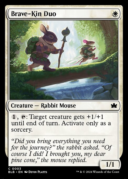 Bloomburrow - 3 - Brave-Kin Duo - Common