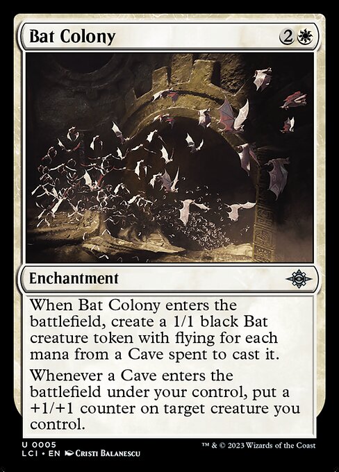 The Lost Caverns of Ixalan - 5 - Bat Colony - Uncommon