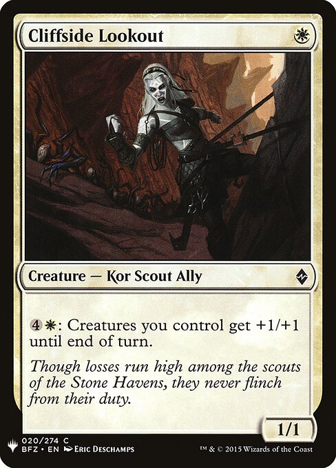 The List - BFZ-20 - Cliffside Lookout - Common