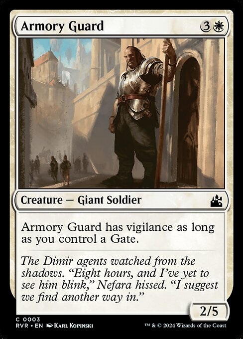 Ravnica Remastered - 3 - Armory Guard - Common