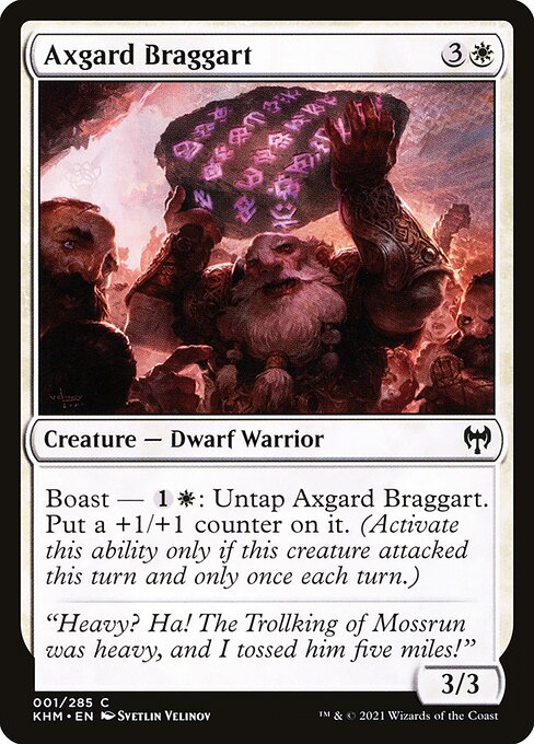 Kaldheim - 1 - Axgard Braggart - Common
