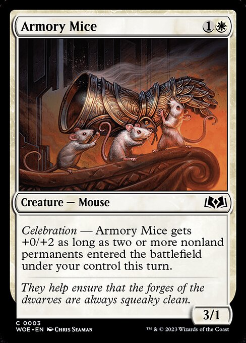 Wilds of Eldraine - 3 - Armory Mice - Common