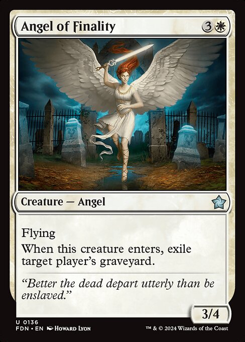 Foundations - 136 - Angel of Finality - Uncommon