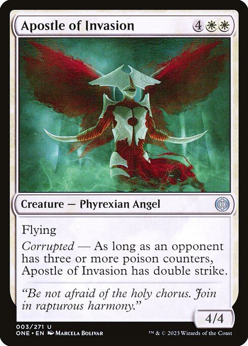 Phyrexia: All Will Be One - 3 - Apostle of Invasion - Uncommon
