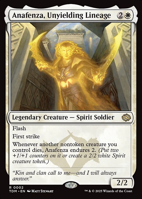 Tarkir: Dragonstorm - 2 - Anafenza, Unyielding Lineage - Rare