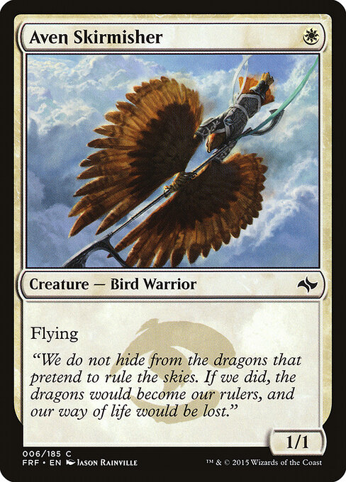 Fate Reforged - 6 - Aven Skirmisher - Common