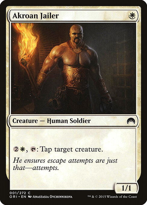 Magic Origins - 1 - Akroan Jailer - Common