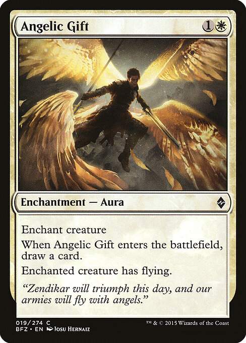 Battle for Zendikar - 19 - Angelic Gift - Common