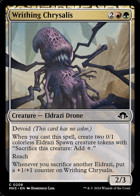 Modern Horizons 3 - 208 - Writhing Chrysalis - Common