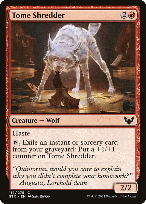Strixhaven: School of Mages - 117 - Tome Shredder - Common