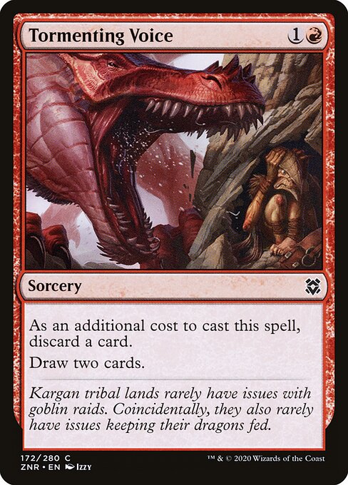 Zendikar Rising - 172 - Tormenting Voice - Common
