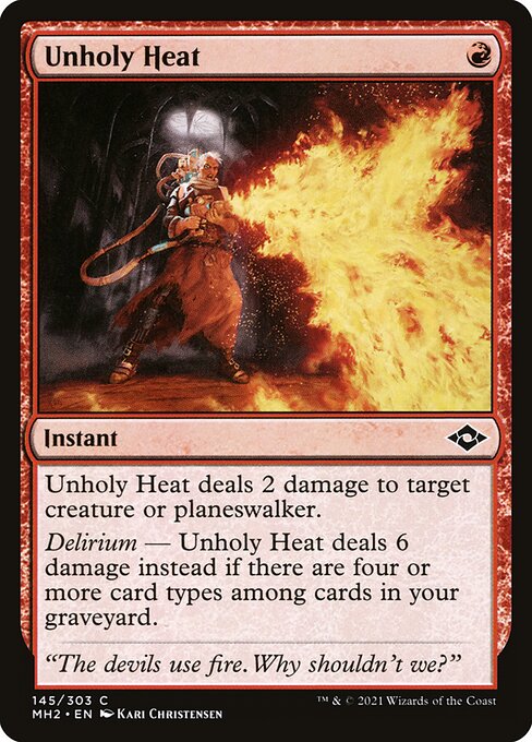 Modern Horizons 2 - 145 - Unholy Heat - Common