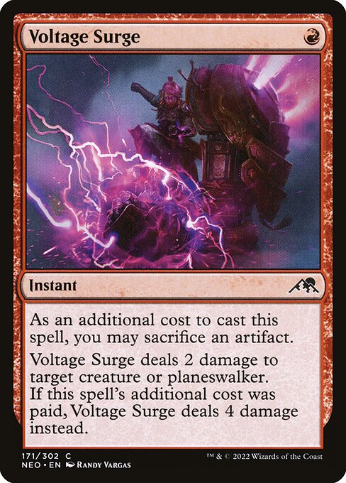 Kamigawa: Neon Dynasty - 171 - Voltage Surge - Common