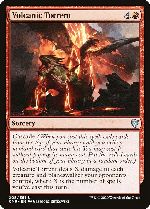 Commander Legends - 208 - Volcanic Torrent - Uncommon