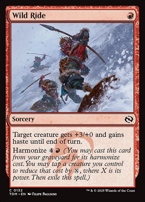Tarkir: Dragonstorm - 132 - Wild Ride - Common