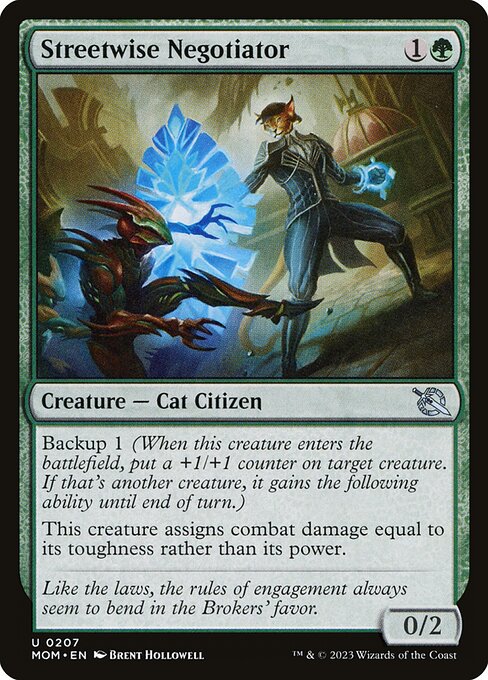 March of the Machine - 207 - Streetwise Negotiator - Uncommon