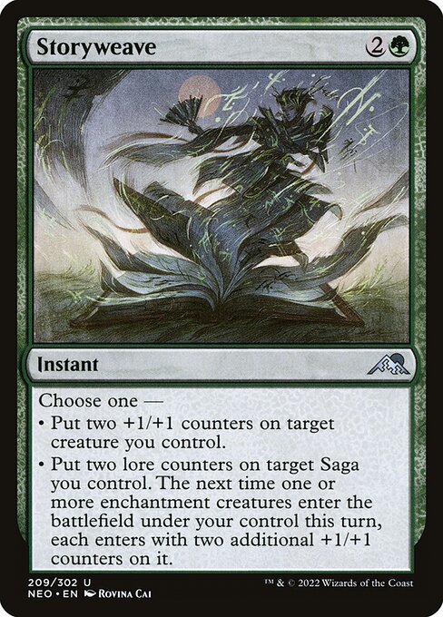 Kamigawa: Neon Dynasty - 209 - Storyweave - Uncommon