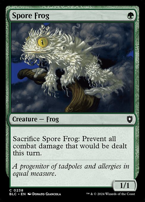 Bloomburrow Commander - 238 - Spore Frog - Common
