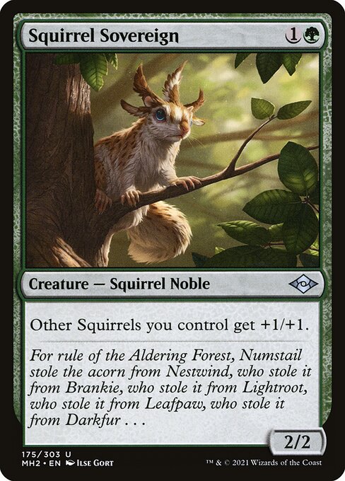 Modern Horizons 2 - 175 - Squirrel Sovereign - Uncommon