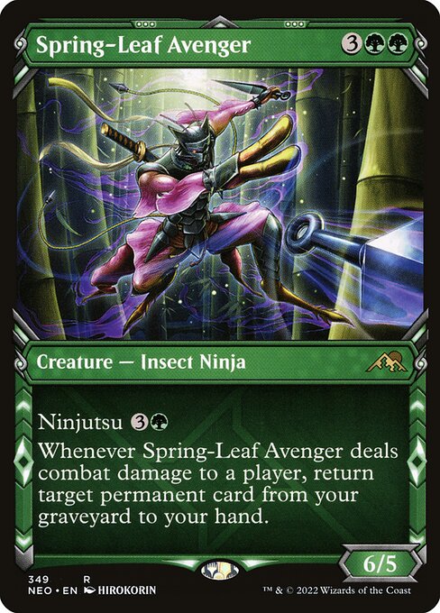 Kamigawa: Neon Dynasty - 349 - Spring-Leaf Avenger - Rare
