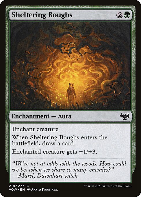 Innistrad: Crimson Vow - 218 - Sheltering Boughs - Common