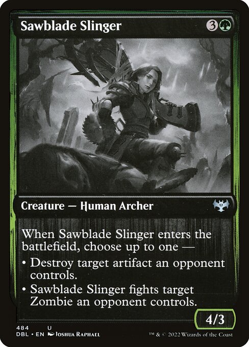 Innistrad: Double Feature - 484 - Sawblade Slinger - Uncommon