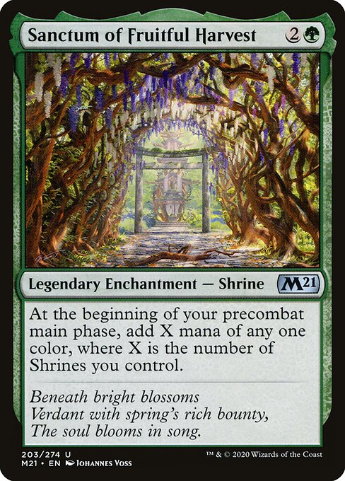 Core Set 2021 - 203 - Sanctum of Fruitful Harvest - Uncommon