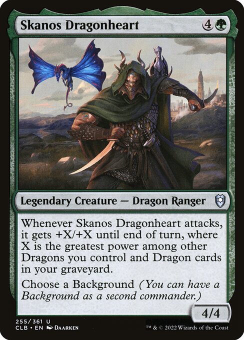 Commander Legends: Battle for Baldur's Gate - 255 - Skanos Dragonheart - Uncommon