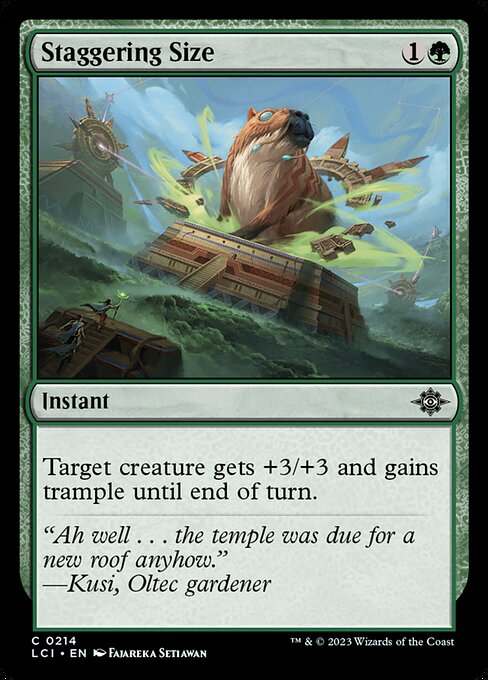 The Lost Caverns of Ixalan - 214 - Staggering Size - Common