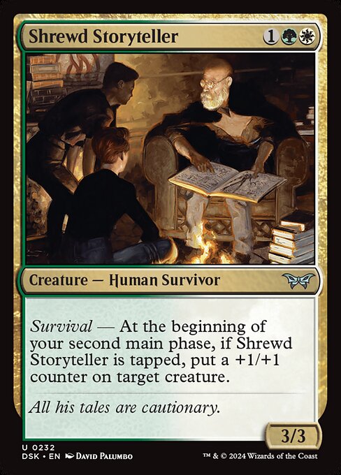 Duskmourn: House of Horror - 232 - Shrewd Storyteller - Uncommon