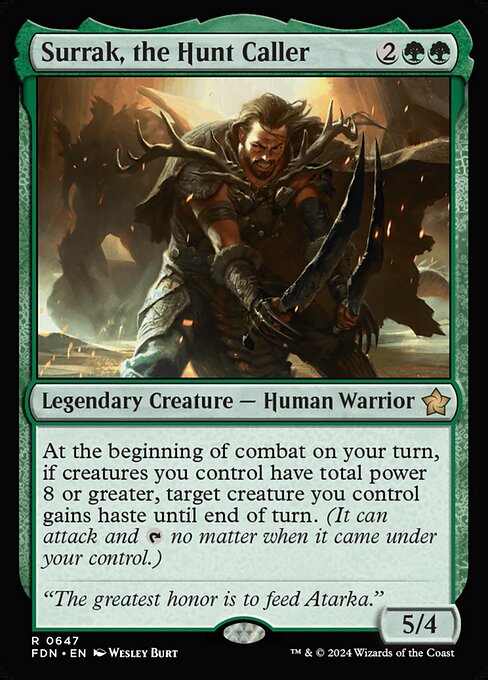 Foundations - 647 - Surrak, the Hunt Caller - Rare