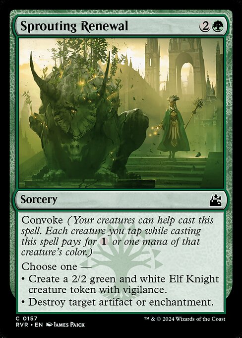 Ravnica Remastered - 157 - Sprouting Renewal - Common