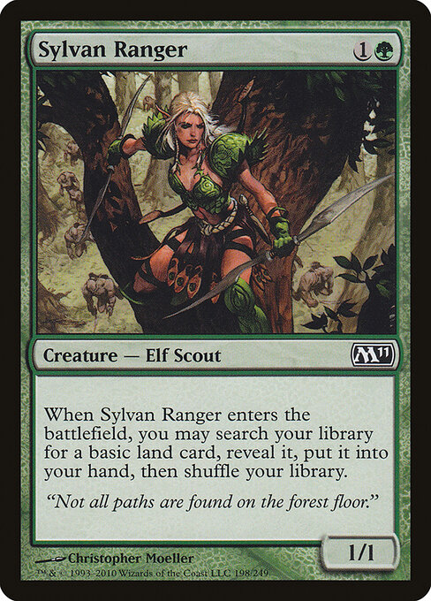 Magic 2011 - 198 - Sylvan Ranger - Common