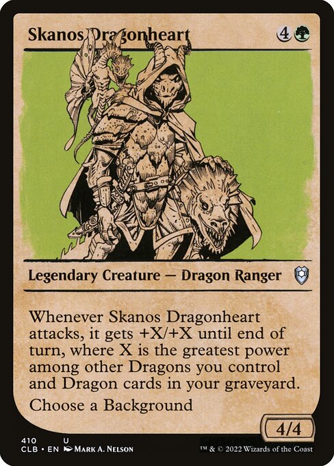 Commander Legends: Battle for Baldur's Gate - 410 - Skanos Dragonheart - Uncommon