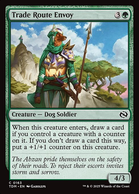 Tarkir: Dragonstorm - 163 - Trade Route Envoy - Common