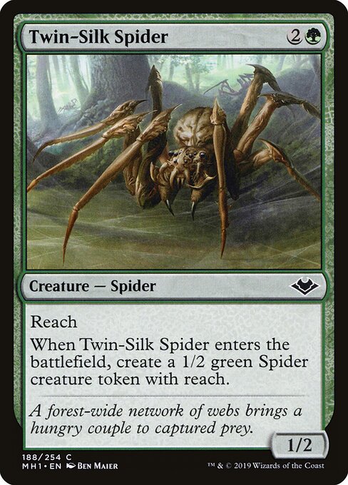 Modern Horizons - 188 - Twin-Silk Spider - Common
