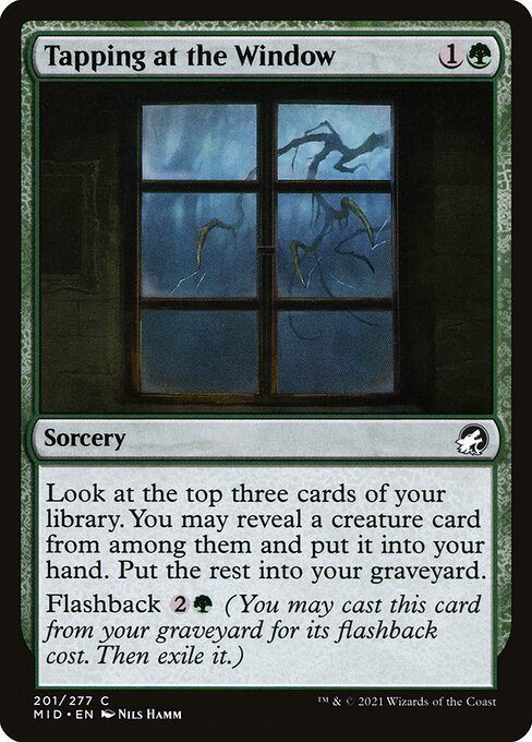 Innistrad: Midnight Hunt - 201 - Tapping at the Window - Common