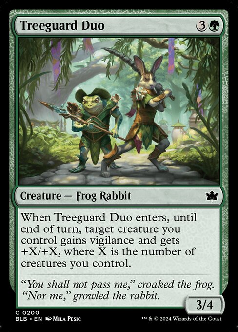 Bloomburrow - 200 - Treeguard Duo - Common