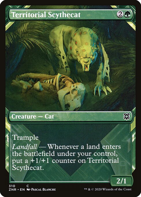 Zendikar Rising - 310 - Territorial Scythecat - Common