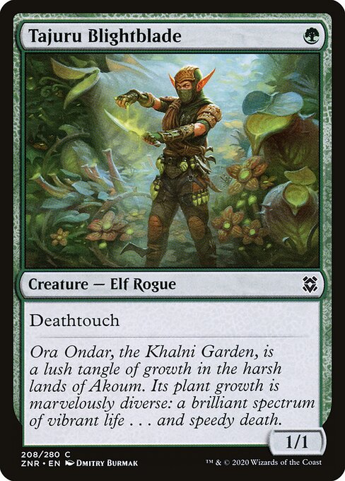Zendikar Rising - 208 - Tajuru Blightblade - Common