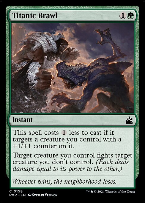 Ravnica Remastered - 158 - Titanic Brawl - Common