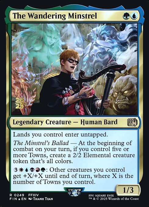 Final Fantasy Promos - 249s - The Wandering Minstrel - Rare