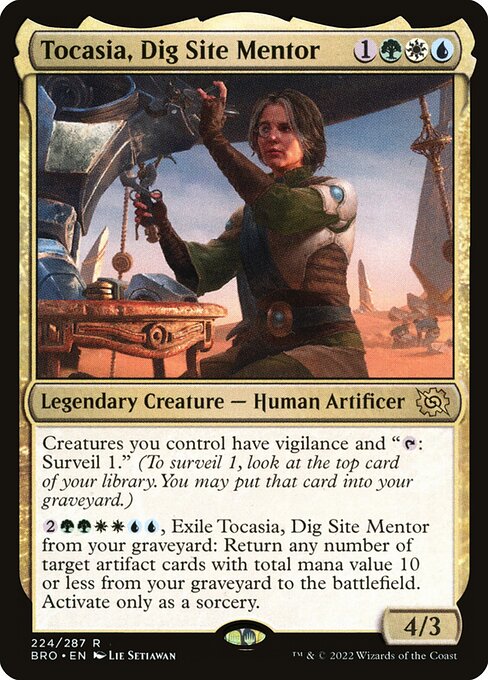 The Brothers' War - 224 - Tocasia, Dig Site Mentor - Rare