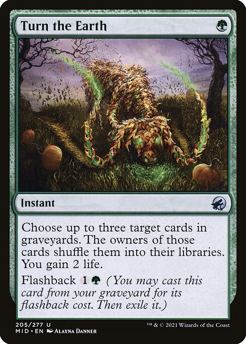 Innistrad: Midnight Hunt - 205 - Turn the Earth - Uncommon