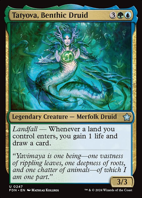 Foundations - 247 - Tatyova, Benthic Druid - Uncommon