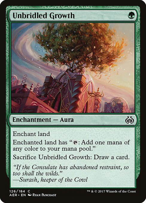 Aether Revolt - 126 - Unbridled Growth - Common