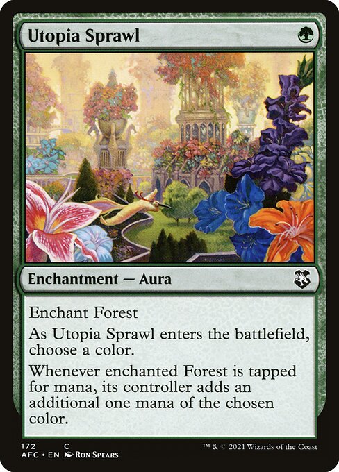 Forgotten Realms Commander - 172 - Utopia Sprawl - Common