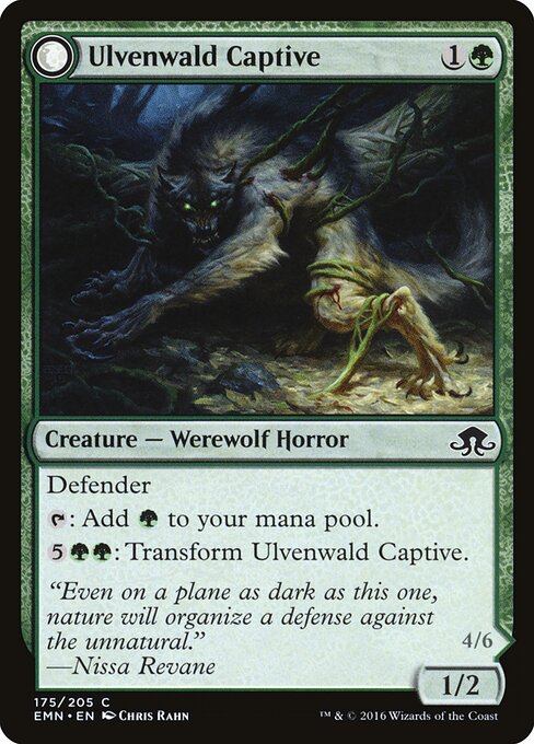 Eldritch Moon - 175 - Ulvenwald Captive // Ulvenwald Abomination - Common
