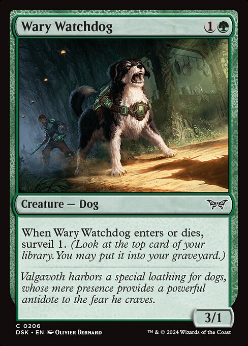 Duskmourn: House of Horror - 206 - Wary Watchdog - Common