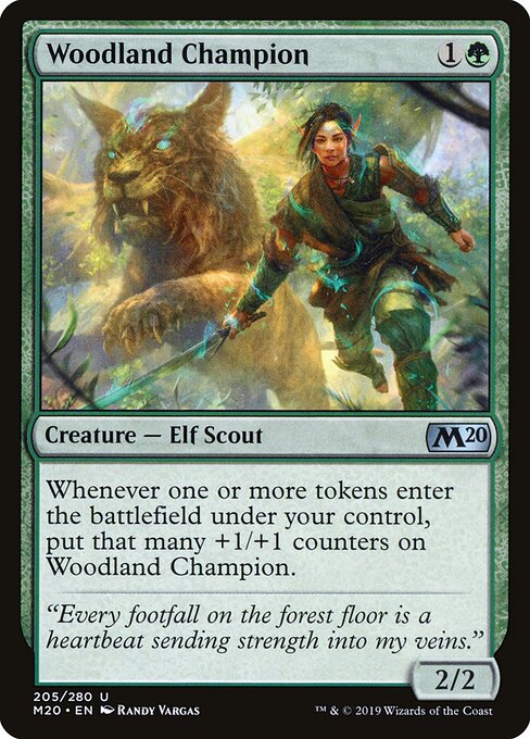 Core Set 2020 - 205 - Woodland Champion - Uncommon